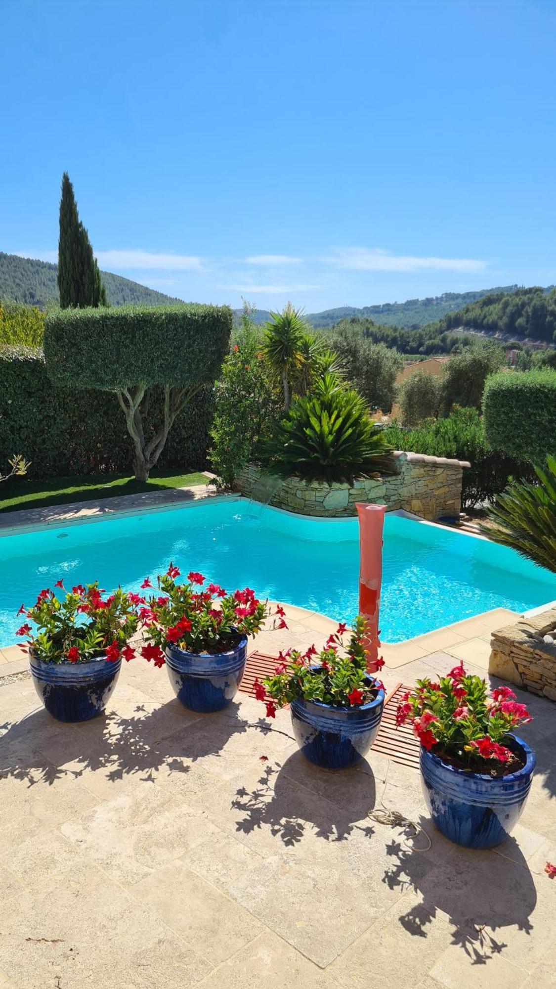 ลา ซิกาล ซูส โลลิวิเย Bed & Breakfast Le Castellet  ภายนอก รูปภาพ