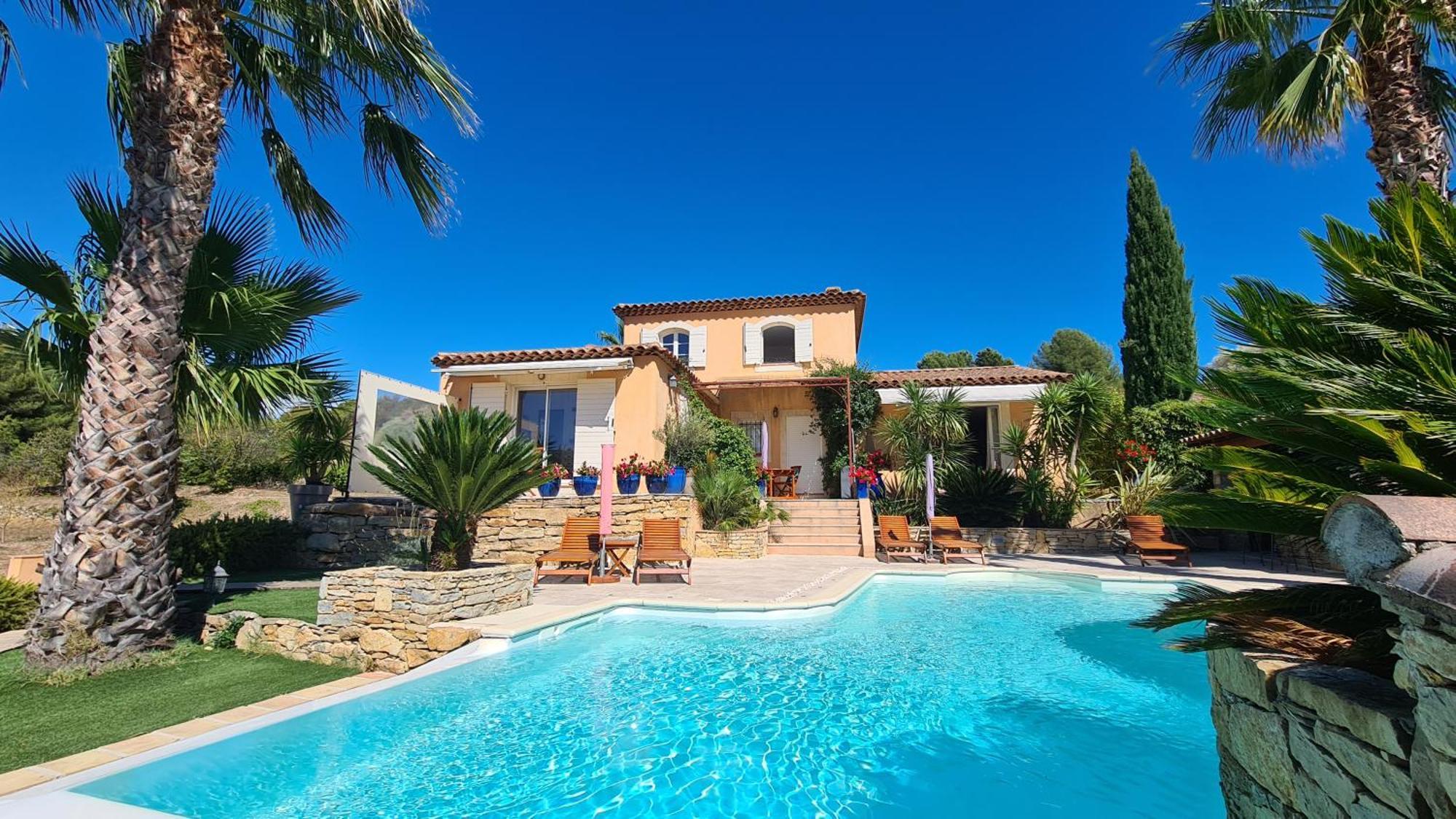 ลา ซิกาล ซูส โลลิวิเย Bed & Breakfast Le Castellet  ภายนอก รูปภาพ